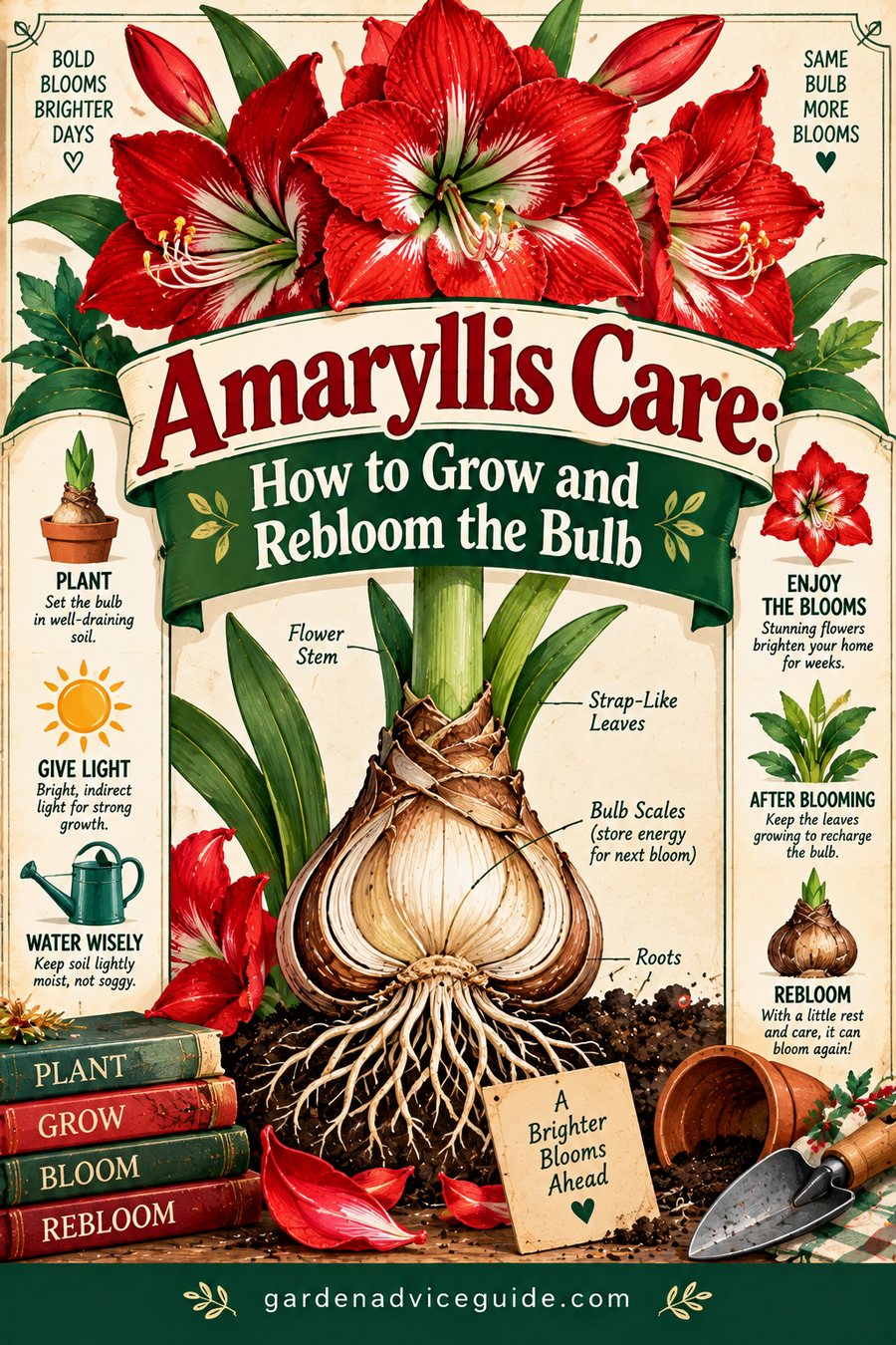 Amaryllis Care: How to Grow and Rebloom the Bulb