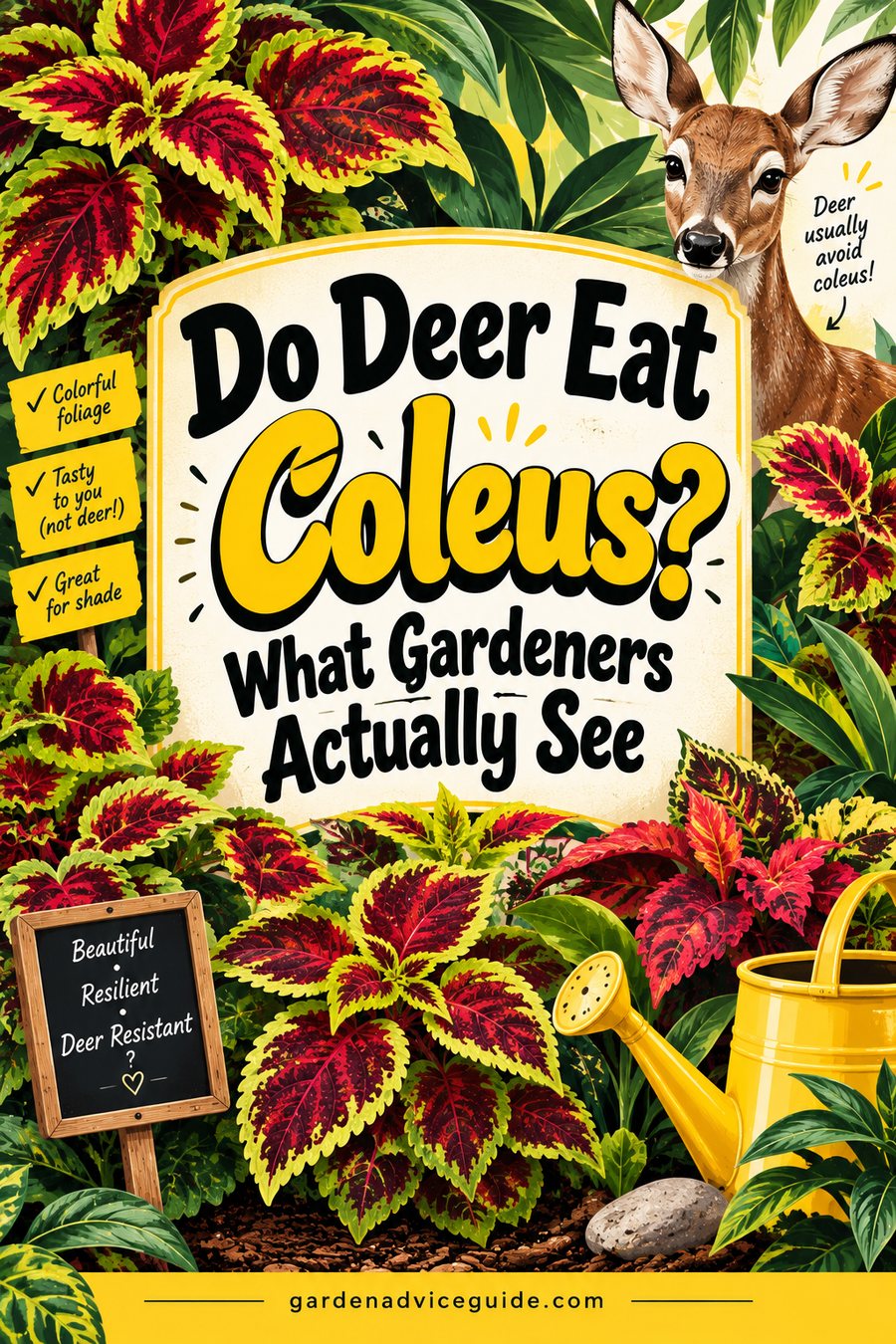 Do Deer Eat Coleus?
