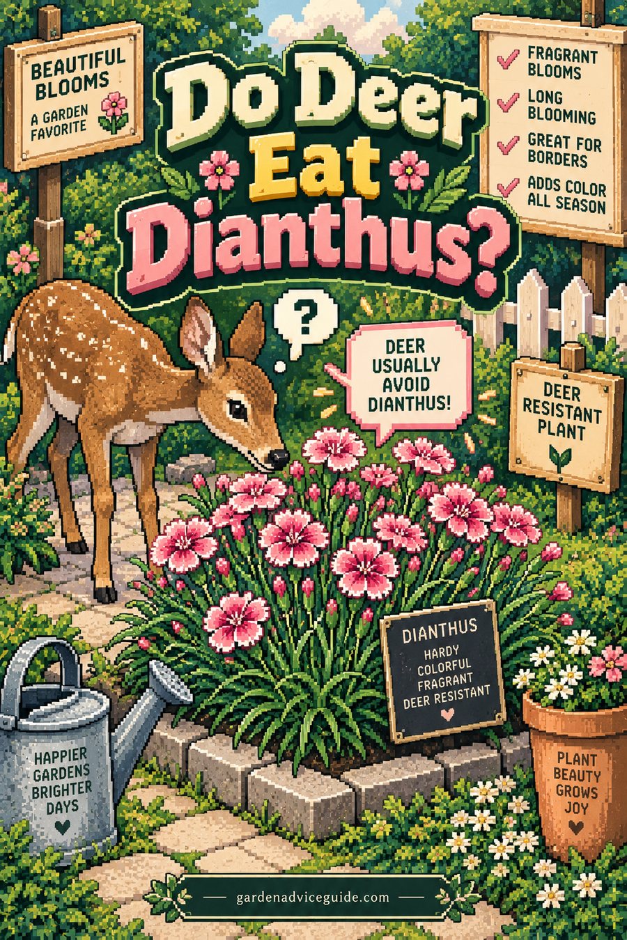 Do Deer Eat Dianthus?