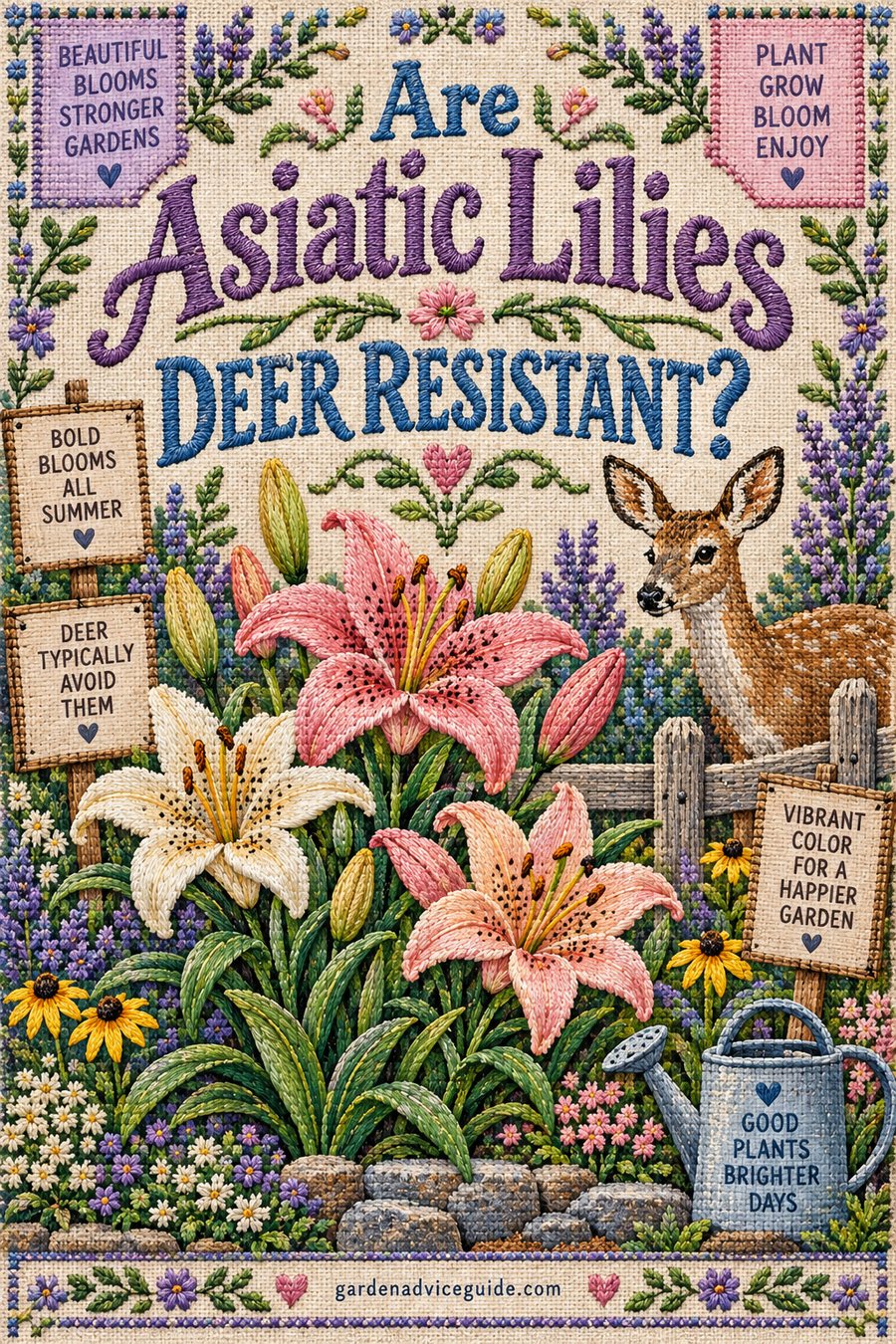 Are Asiatic Lilies Deer Resistant?