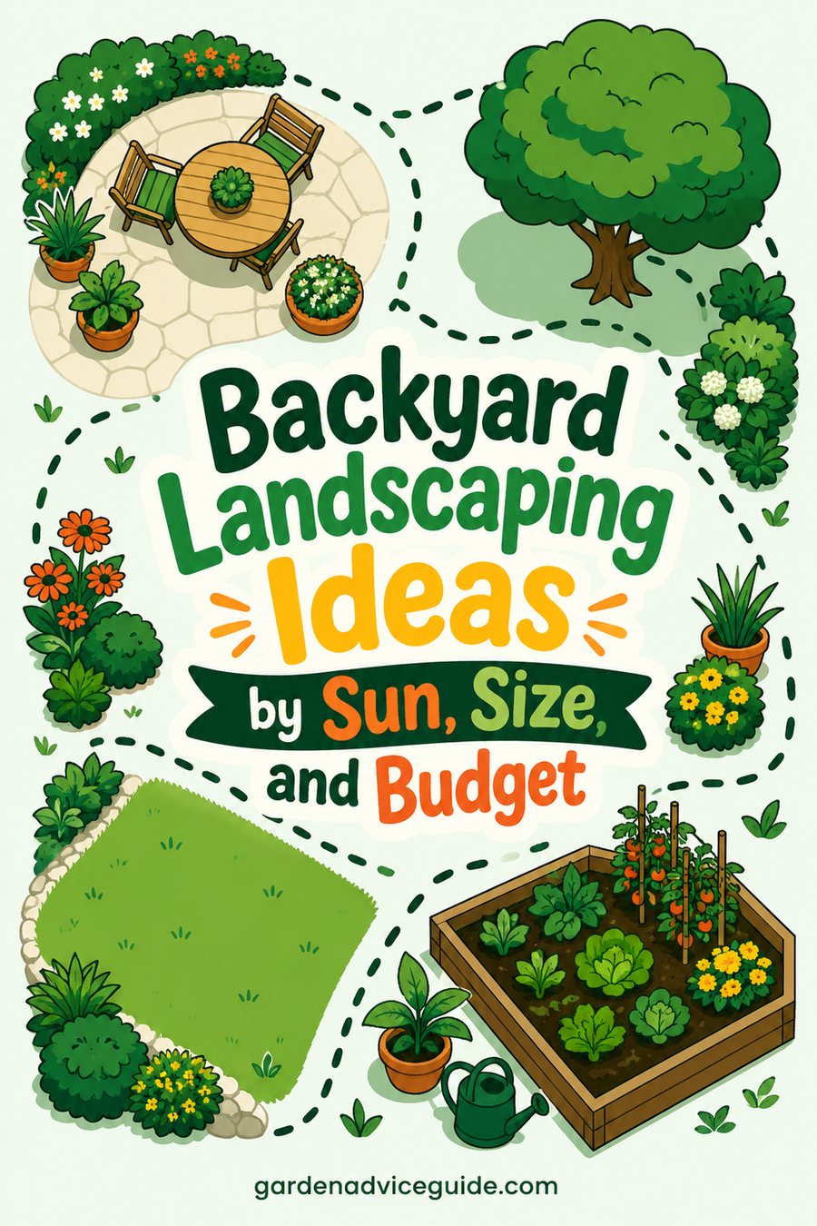 Backyard Landscaping Ideas by Sun, Size, and Budget