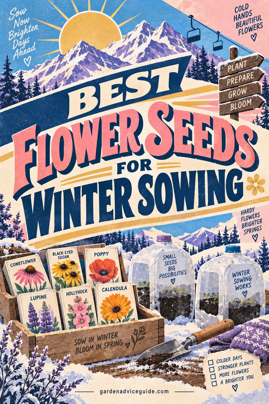 Best Flower Seeds for Winter Sowing: 20 Picks That Actually Come Up