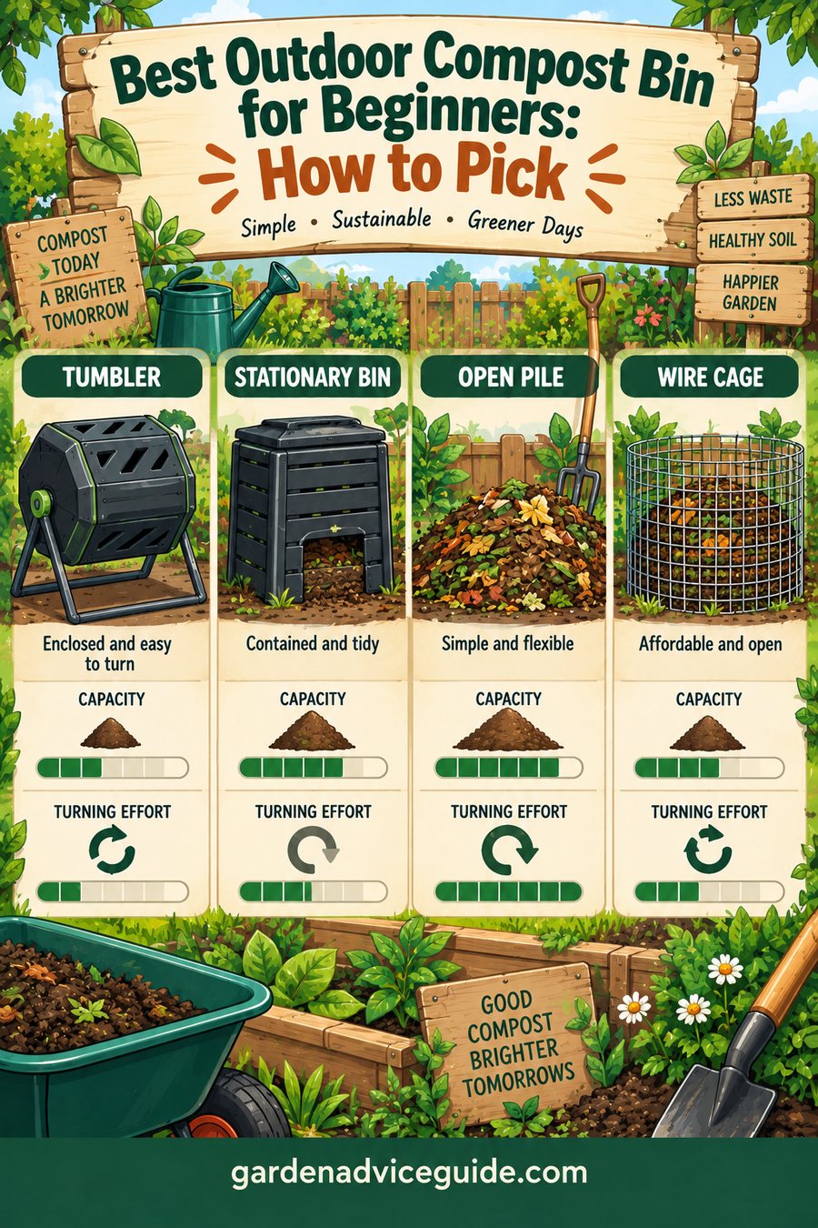 Best Outdoor Compost Bin for Beginners