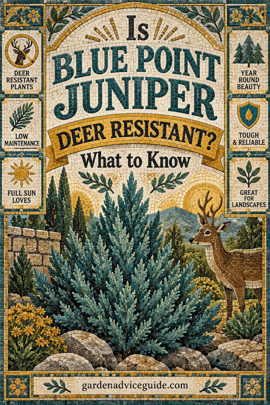 Is Blue Point Juniper Deer Resistant?