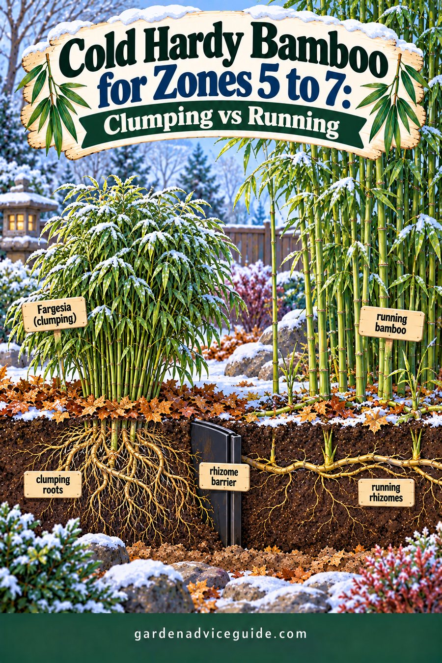 Cold Hardy Bamboo for Zones 5 to 7
