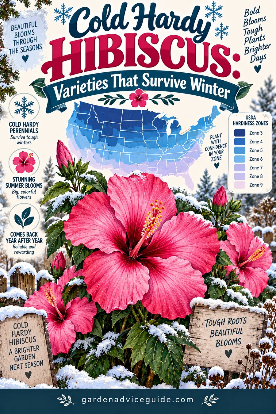 Cold Hardy Hibiscus: Varieties That Survive Winter