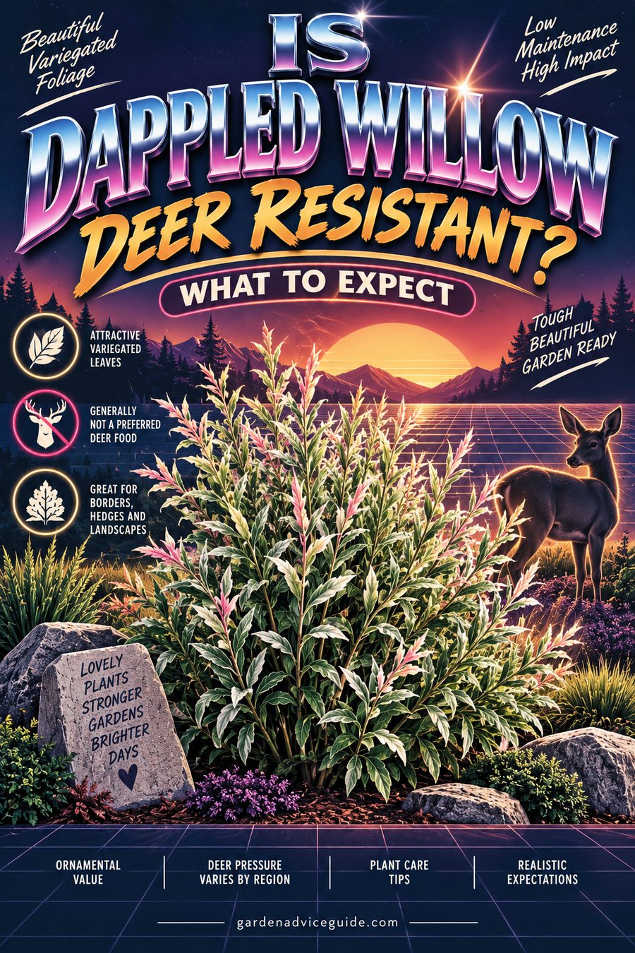 Is Dappled Willow Deer Resistant?