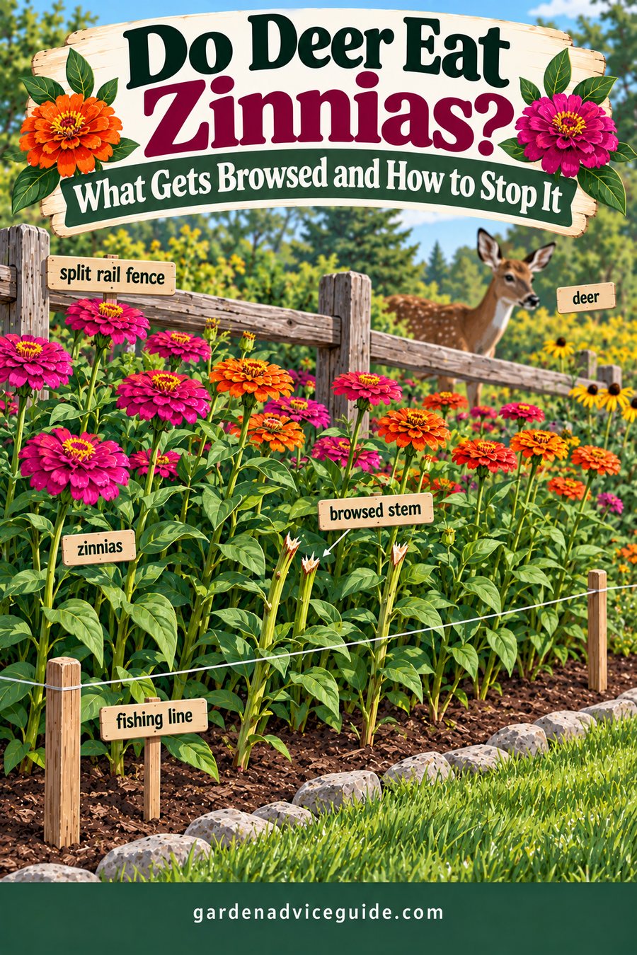 Do Deer Eat Zinnias?
