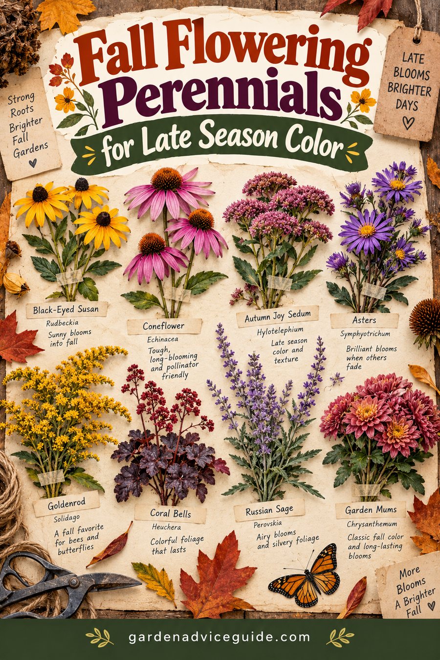 Fall Flowering Perennials for Late Season Color