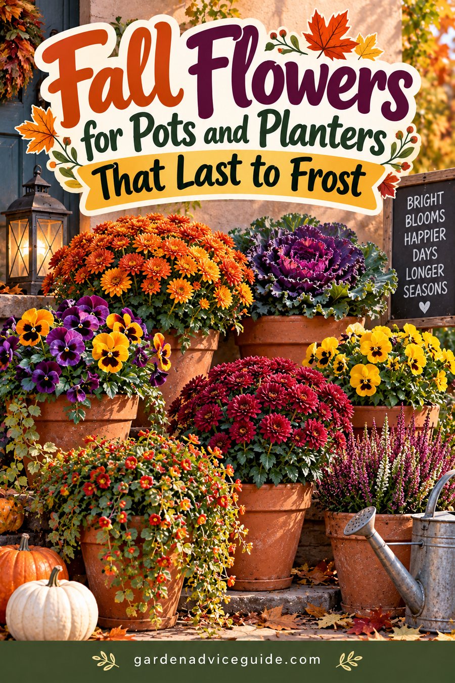 Fall Flowers for Pots and Planters That Last to Frost
