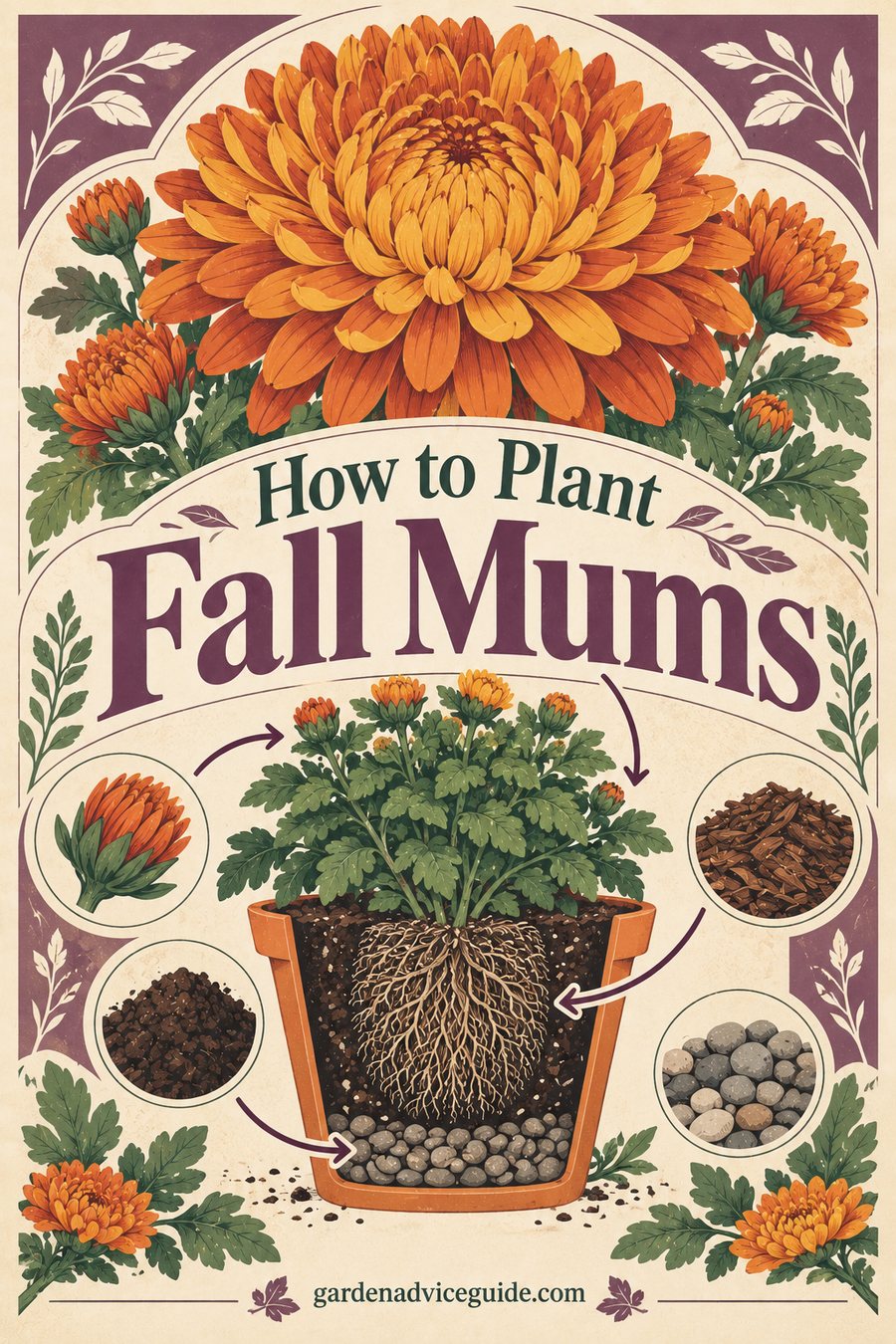 How to Plant Fall Mums