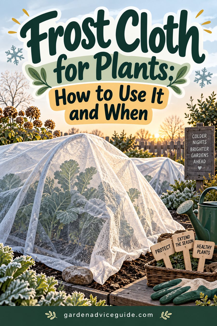 Frost Cloth for Plants: How to Use It and When
