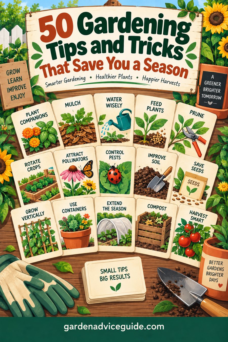 50 Gardening Tips and Tricks Worth Actually Using