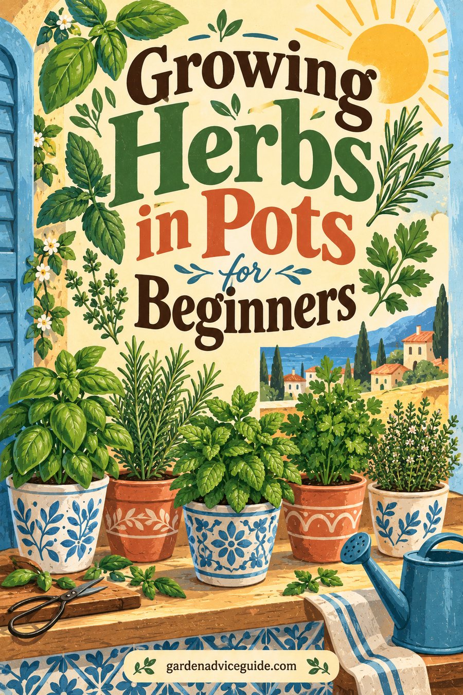 Growing Herbs in Pots for Beginners