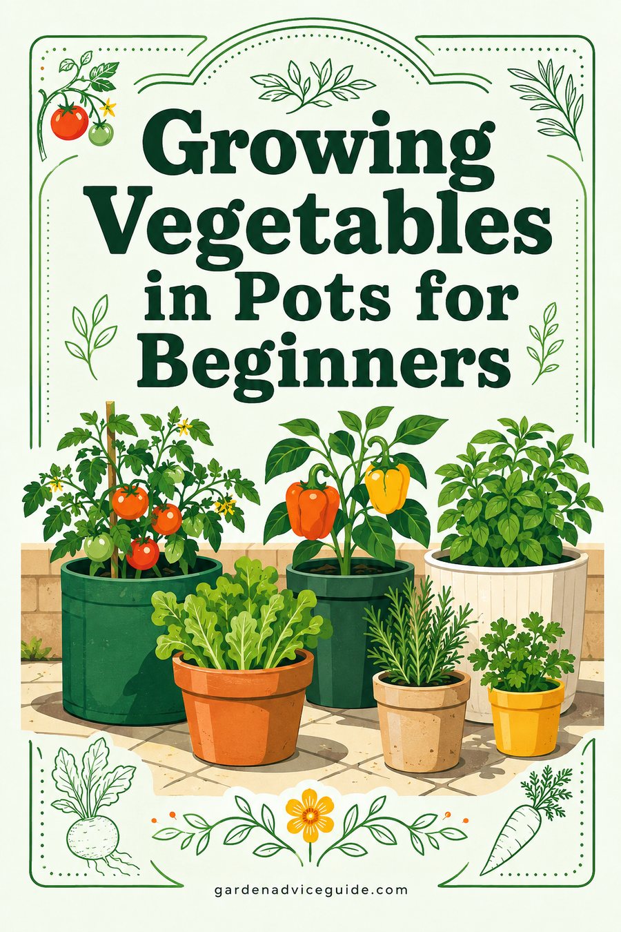 Growing Vegetables in Pots for Beginners