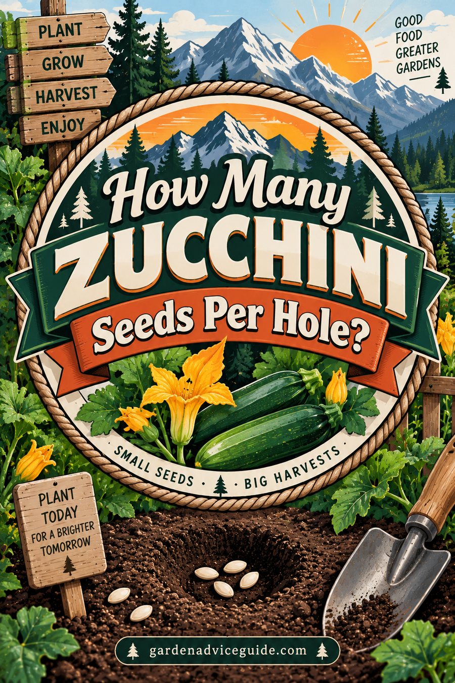 How Many Zucchini Seeds Per Hole?