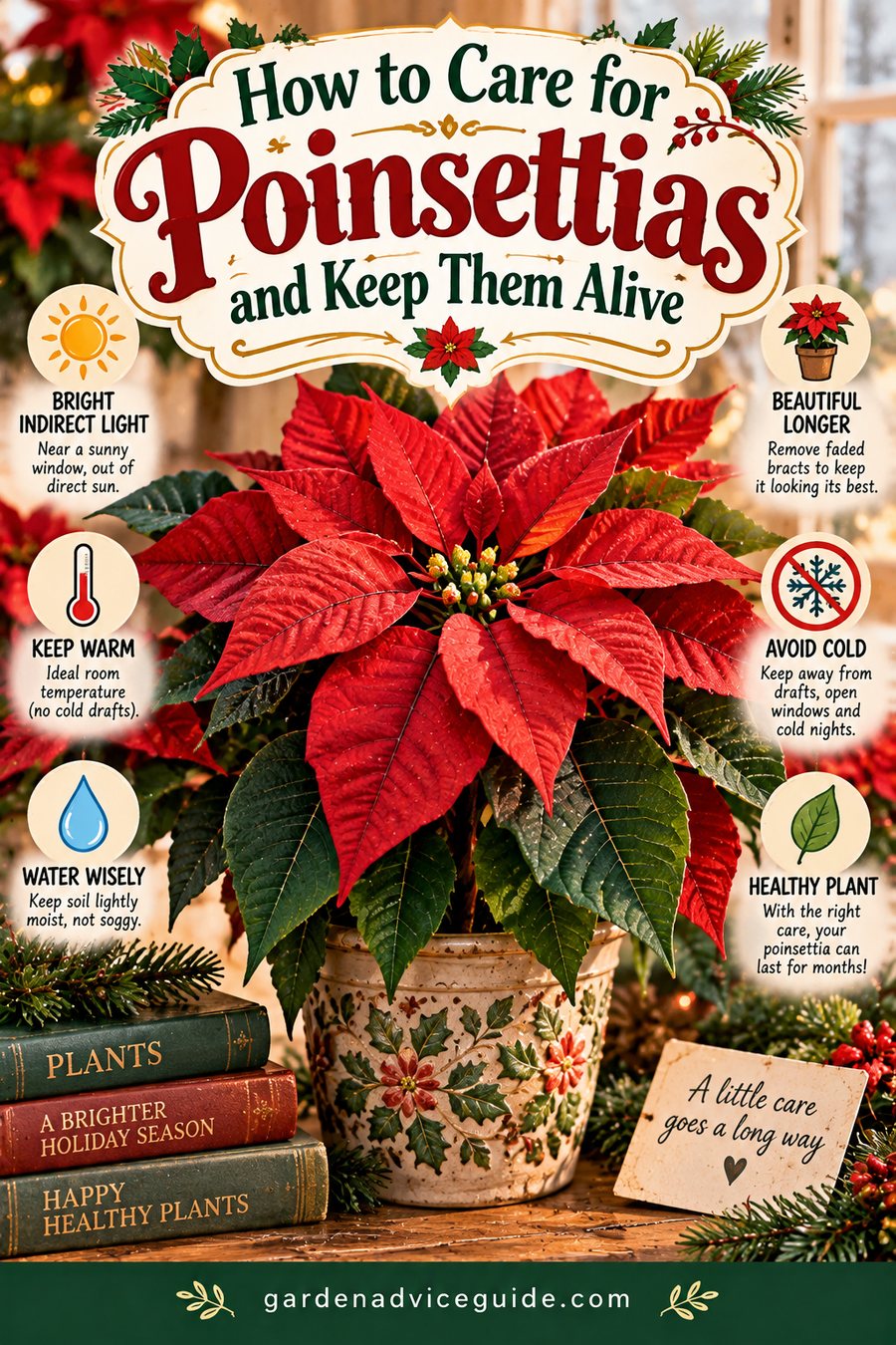 How to Care for Poinsettias