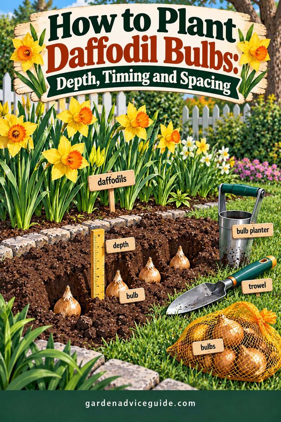 How to Plant Daffodil Bulbs
