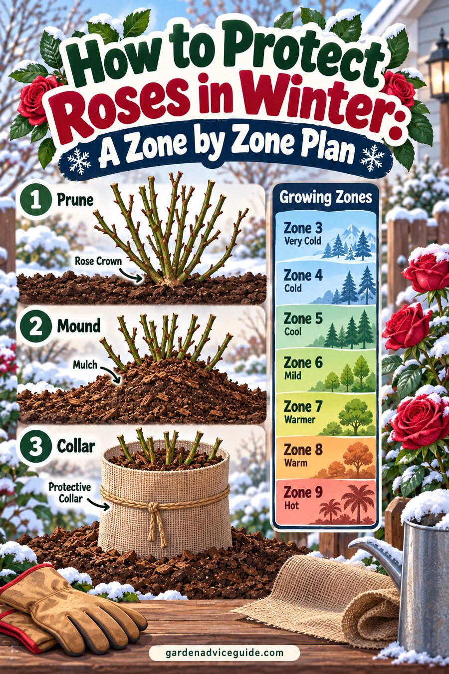 How to Protect Roses in Winter