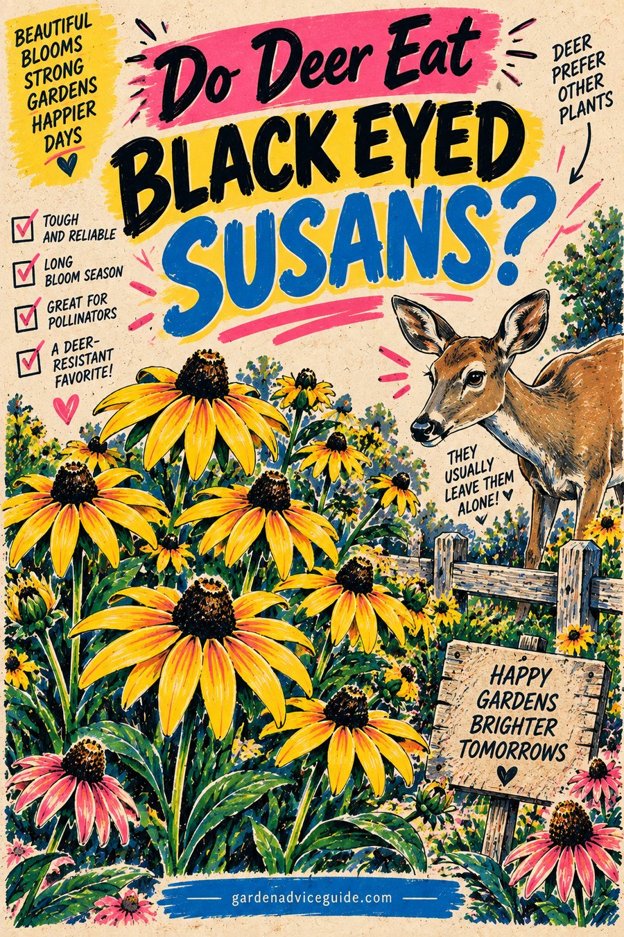 Do Deer Eat Black Eyed Susans?