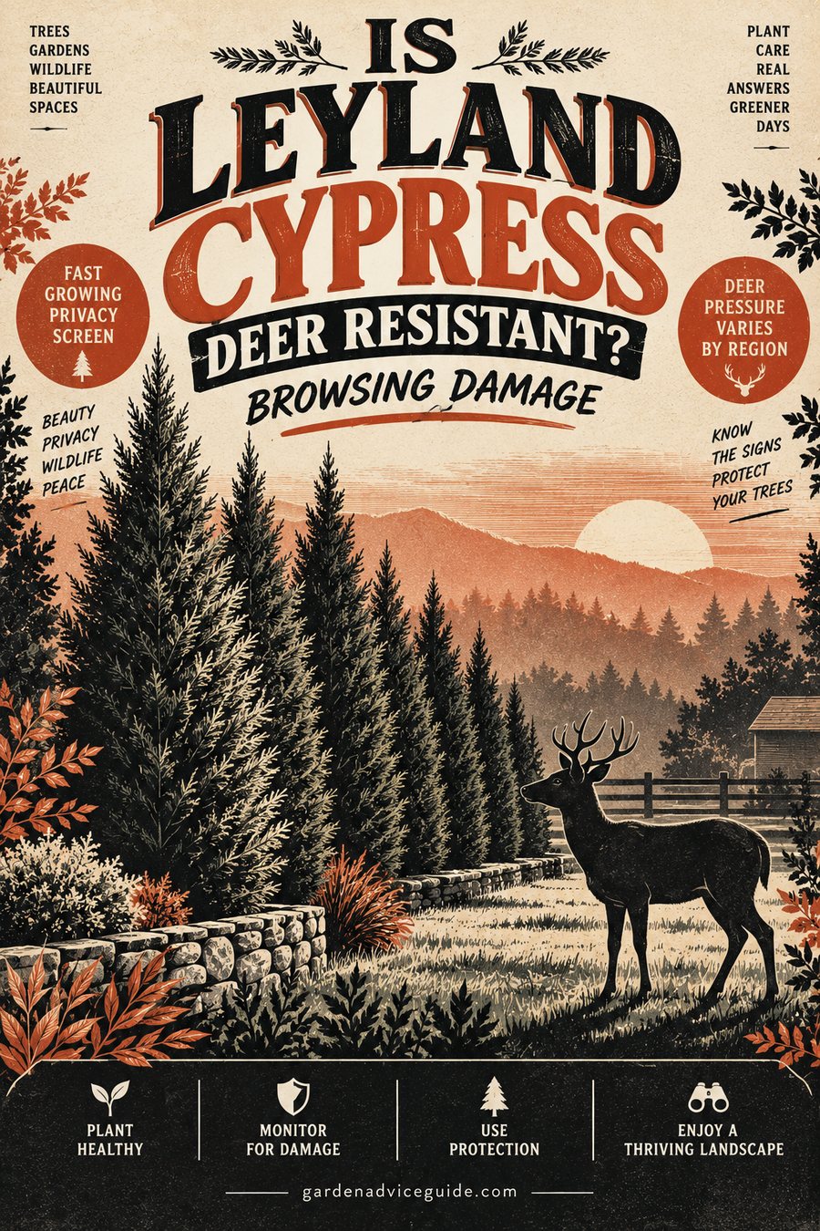 Is Leyland Cypress Deer Resistant?