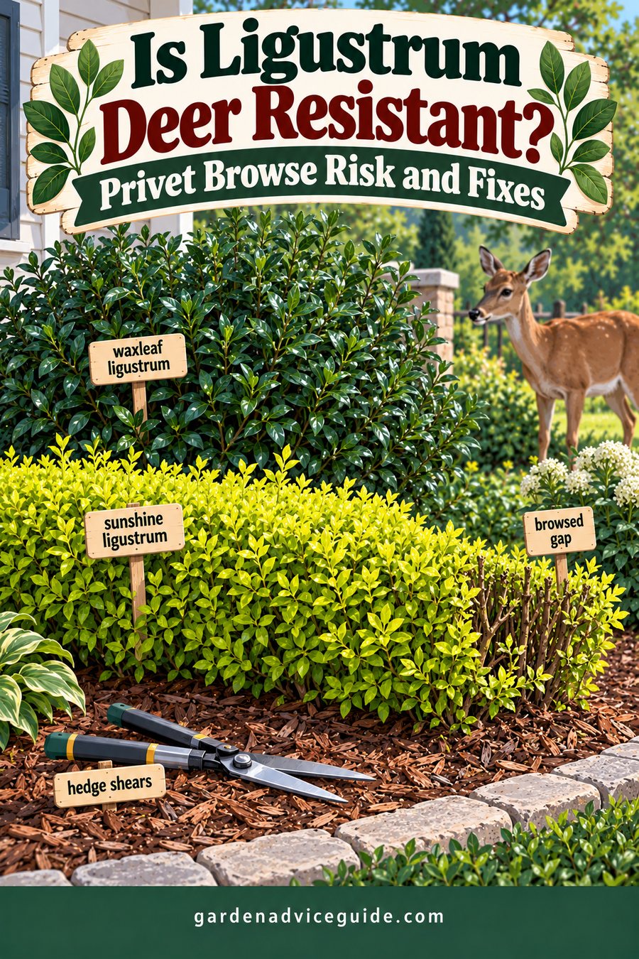Is Ligustrum Deer Resistant?