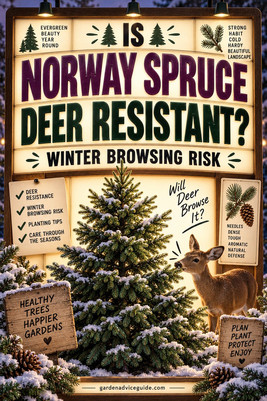 Is Norway Spruce Deer Resistant?