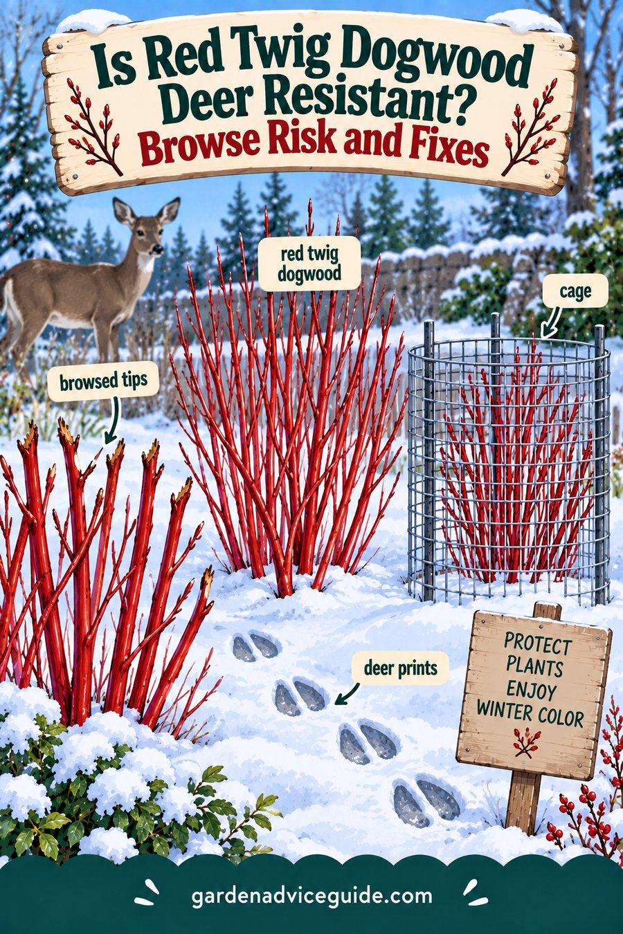 Is Red Twig Dogwood Deer Resistant?