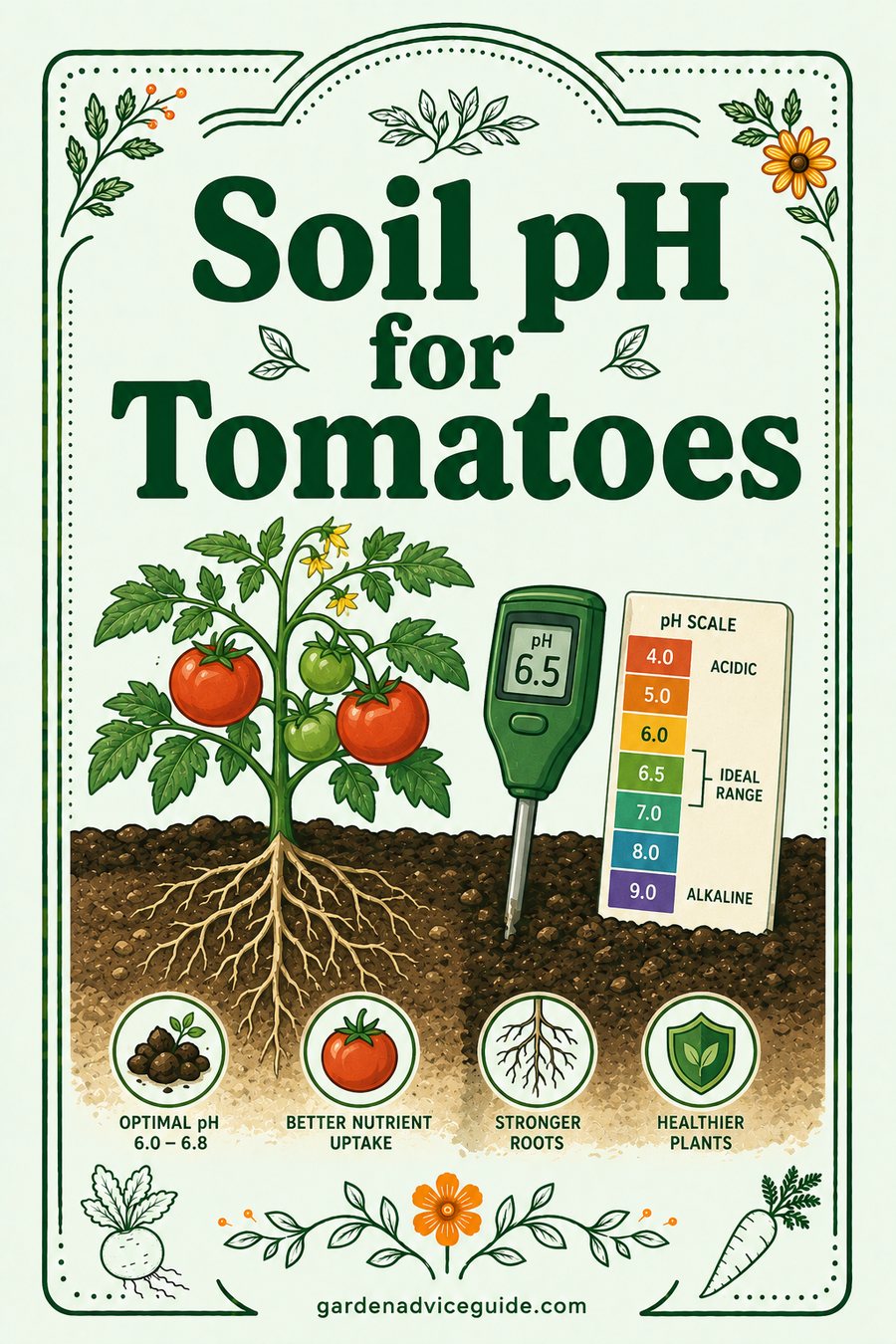 Soil pH for Tomatoes: What the Right Range Actually Does