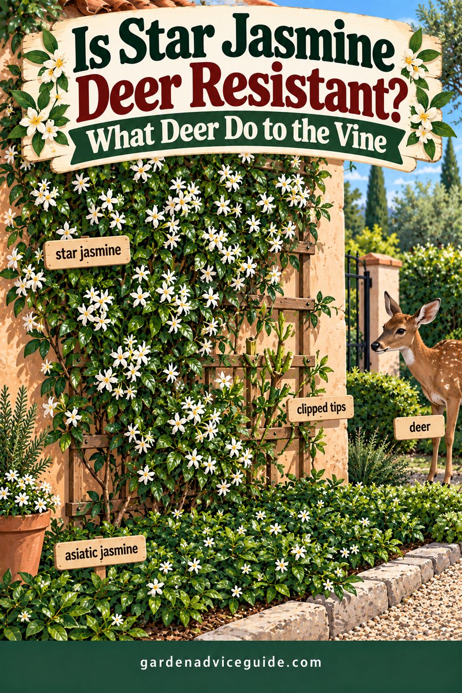 Is Star Jasmine Deer Resistant?
