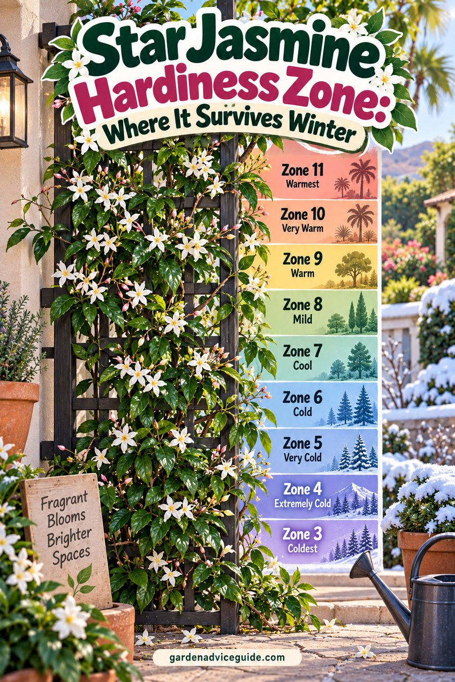 Star Jasmine Hardiness Zone: Where It Survives Winter