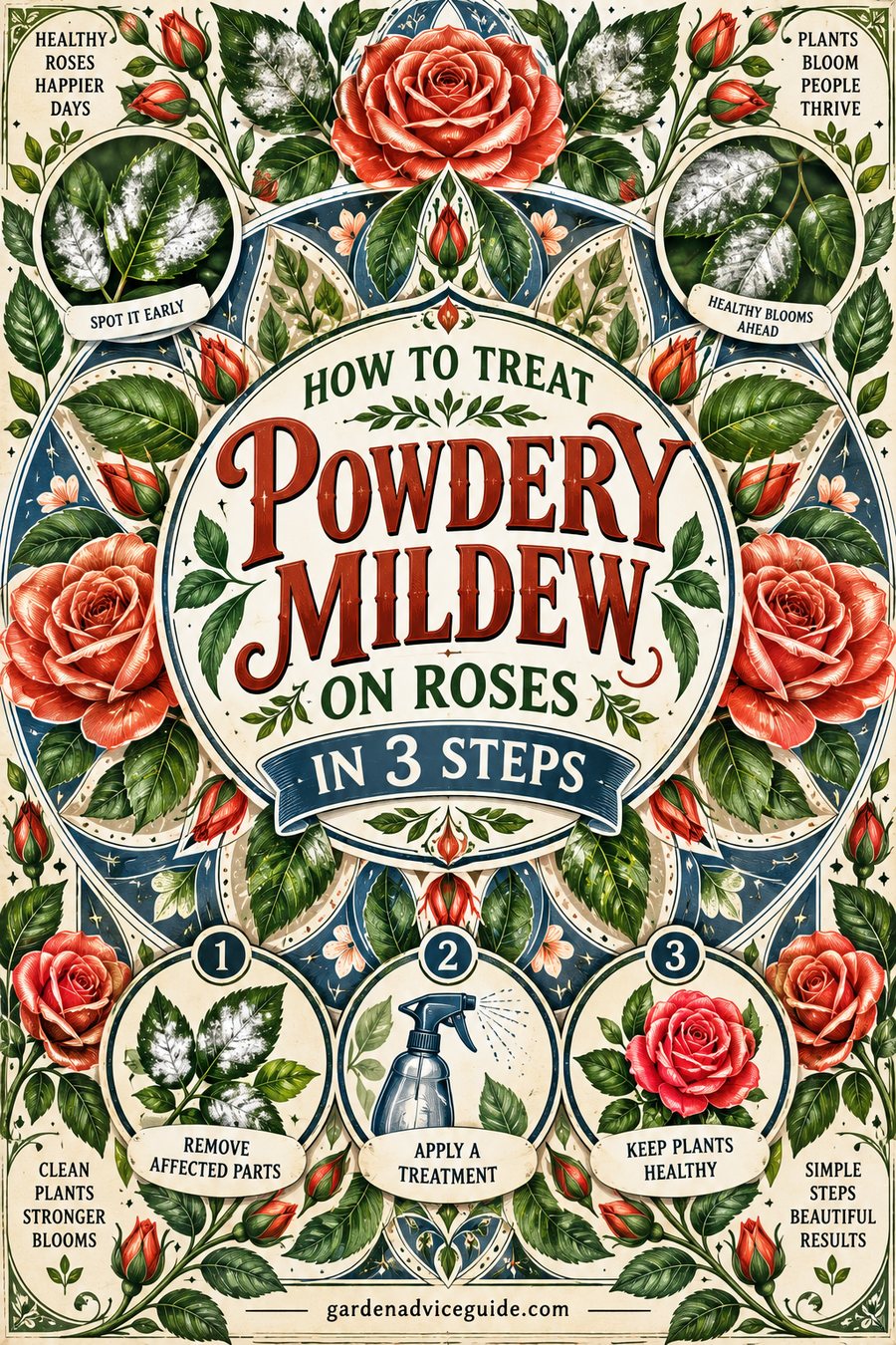 How to Treat Powdery Mildew on Roses
