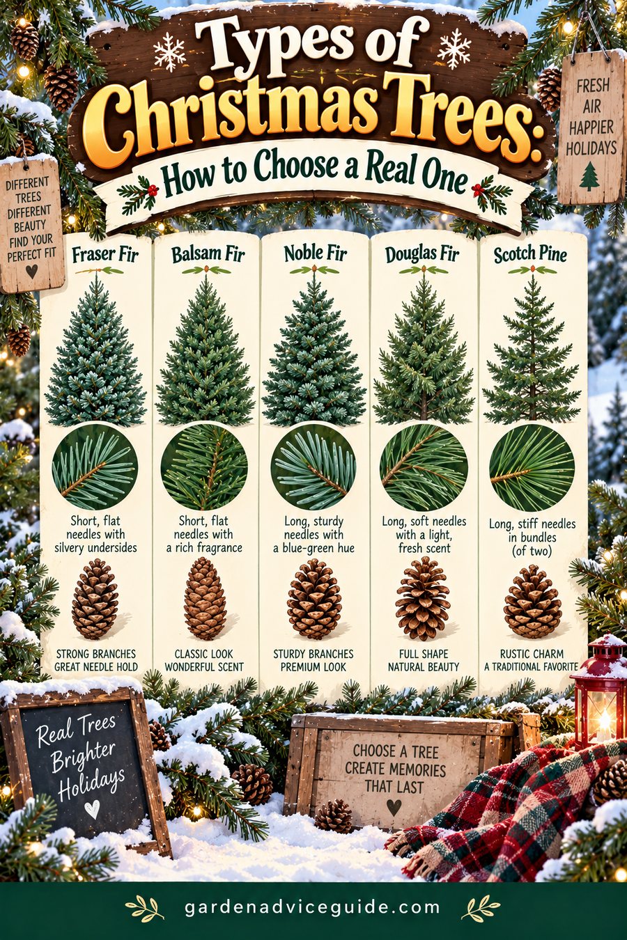 Types of Christmas Trees: How to Choose a Real One