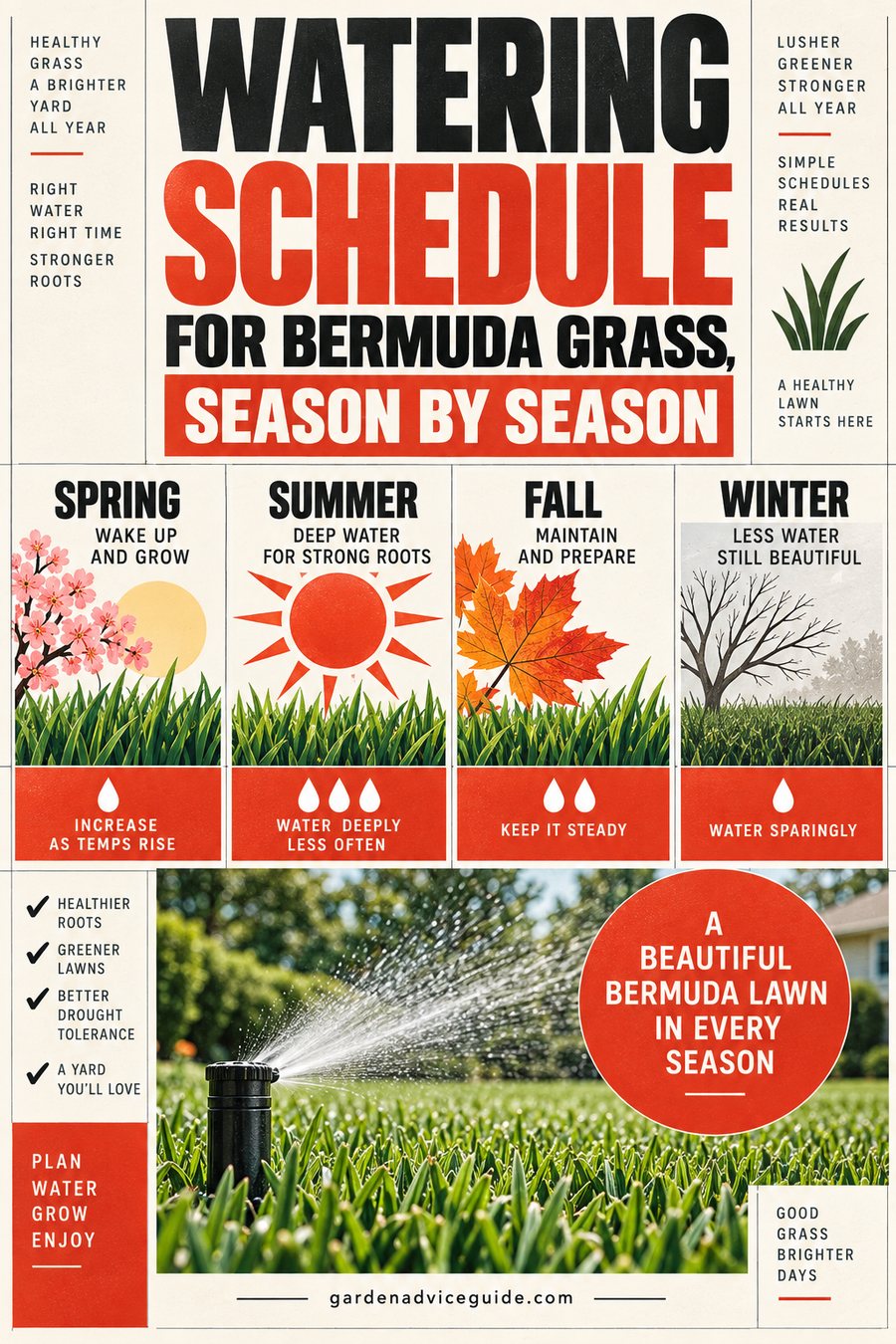 Watering Schedule for Bermuda Grass