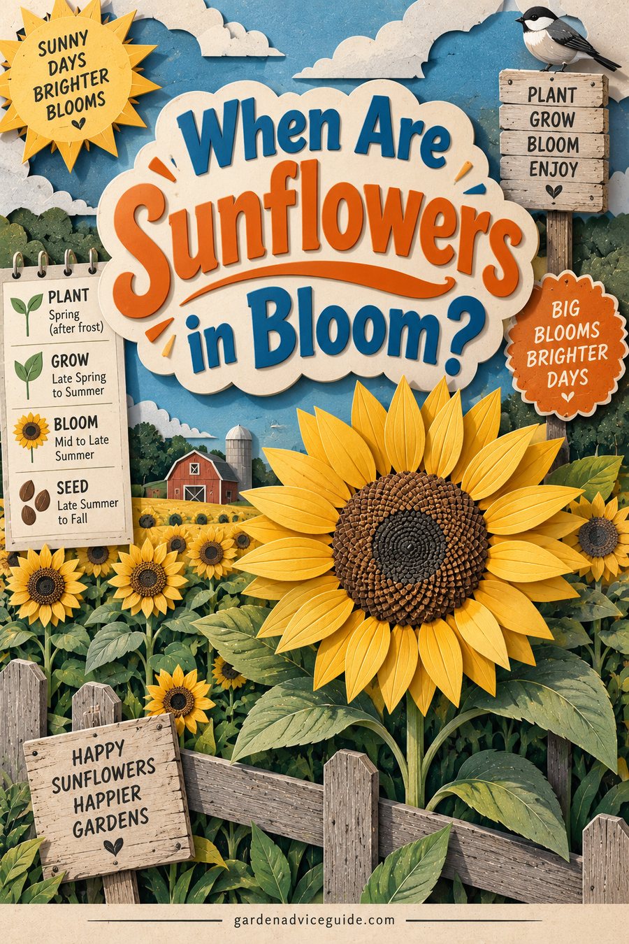 When Are Sunflowers in Bloom?