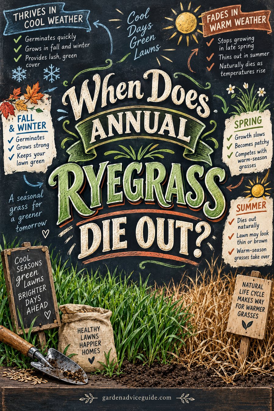 When Does Annual Ryegrass Die Out?