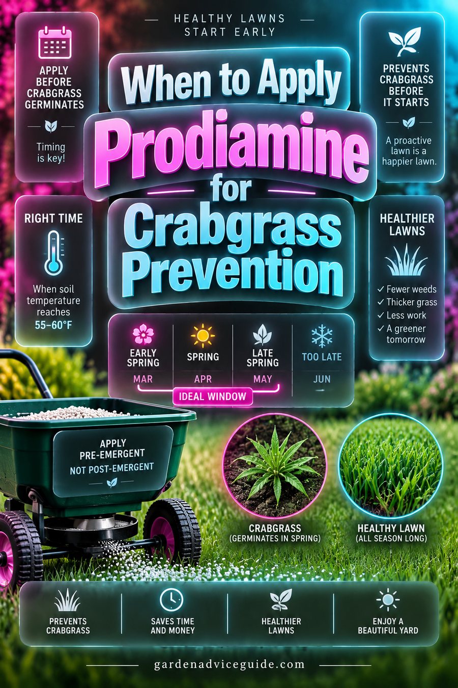 When to Apply Prodiamine