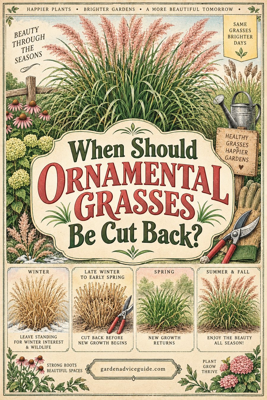 When Should Ornamental Grasses Be Cut Back?