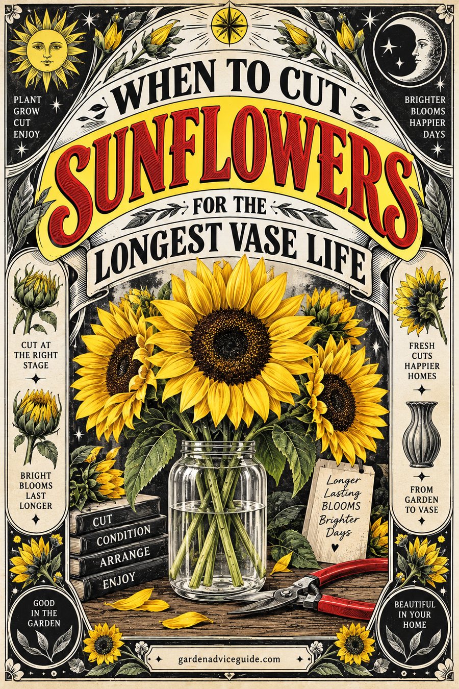 When to Cut Sunflowers