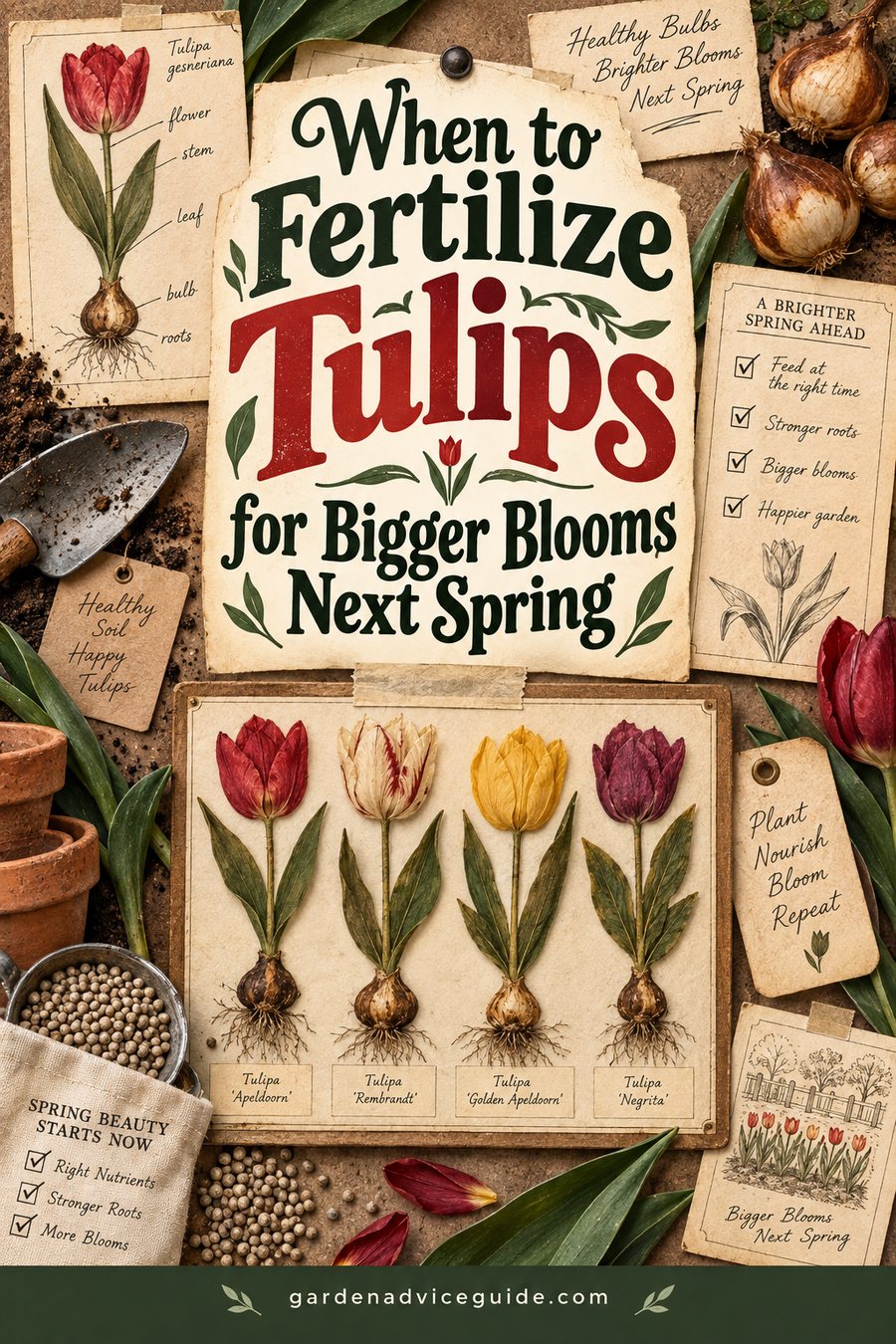 When to Fertilize Tulips for Bigger Blooms Next Spring