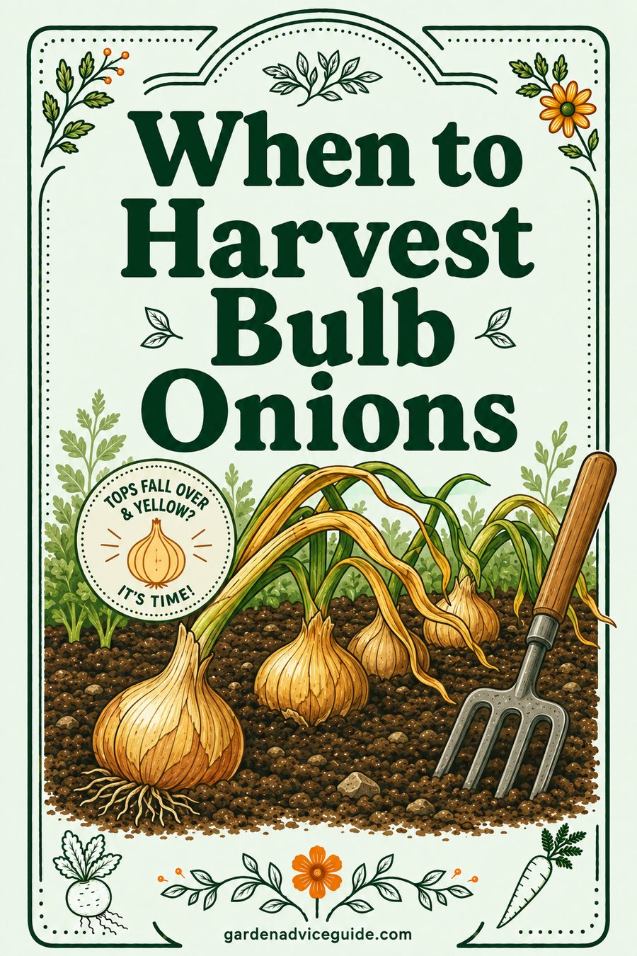When to Harvest Bulb Onions