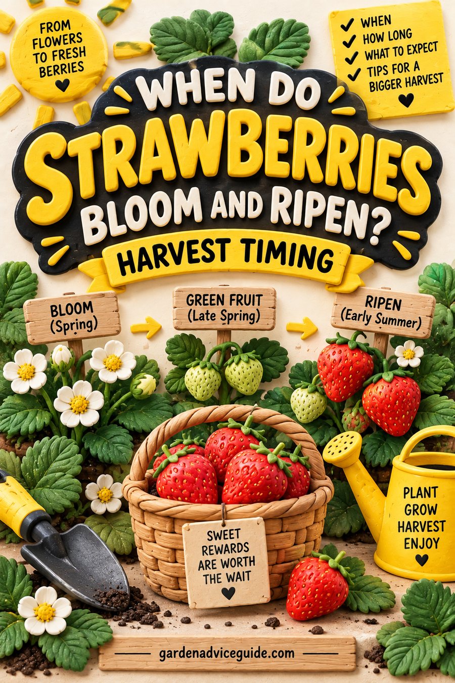 When Do Strawberries Bloom and Ripen?