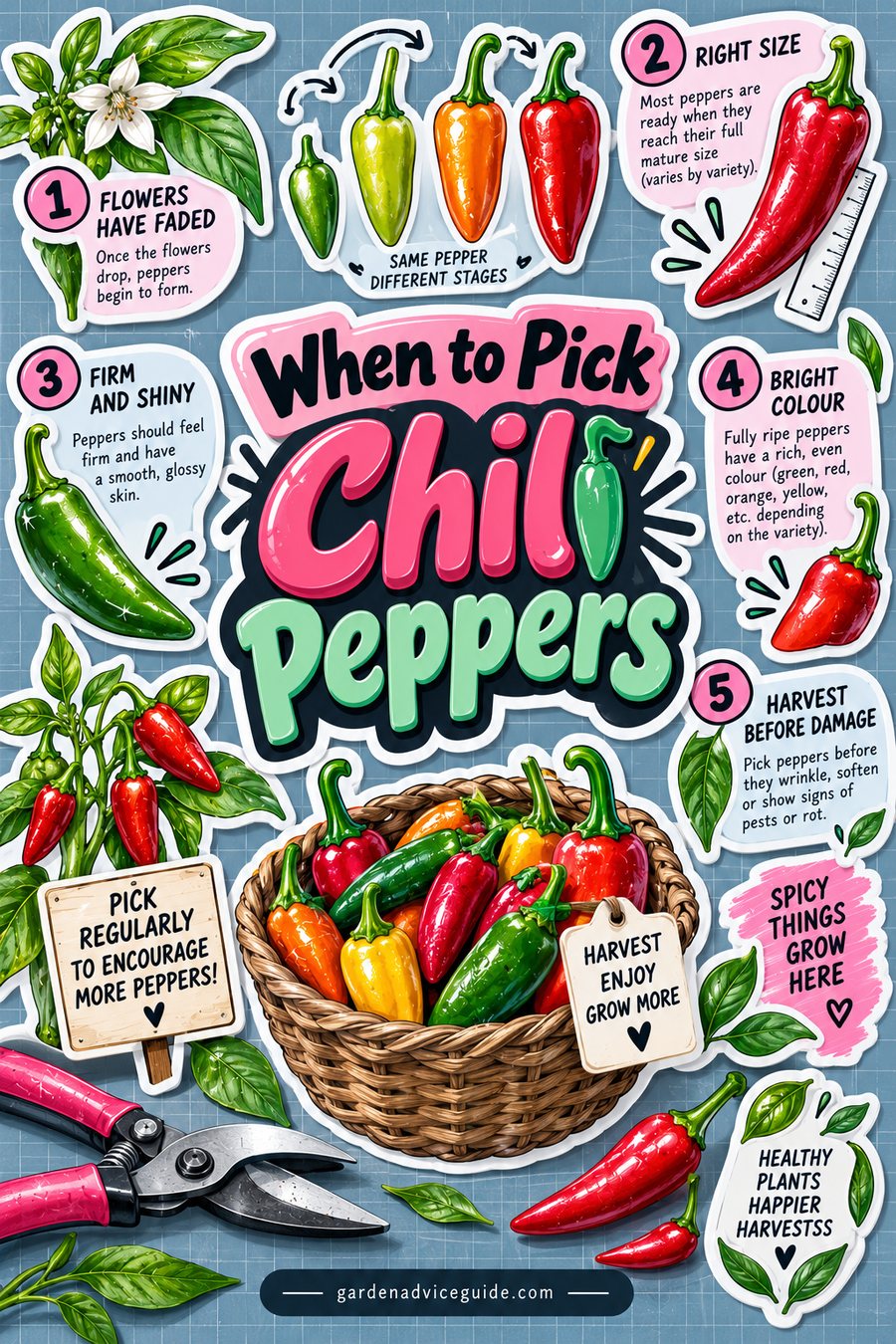 When to Pick Chili Peppers