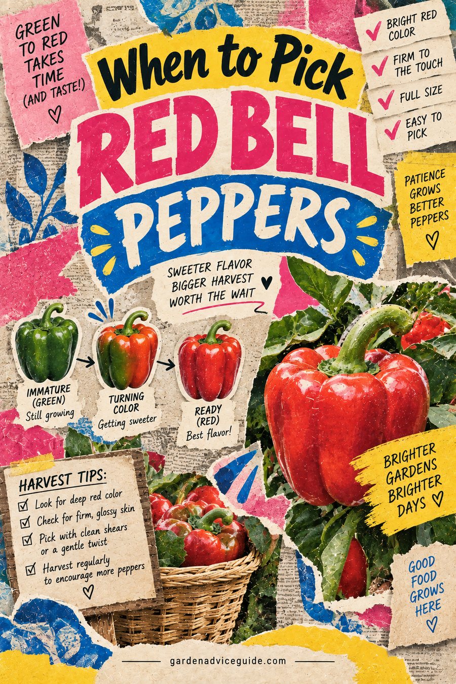 When to Pick Red Bell Peppers (and How to Tell They Are Done)