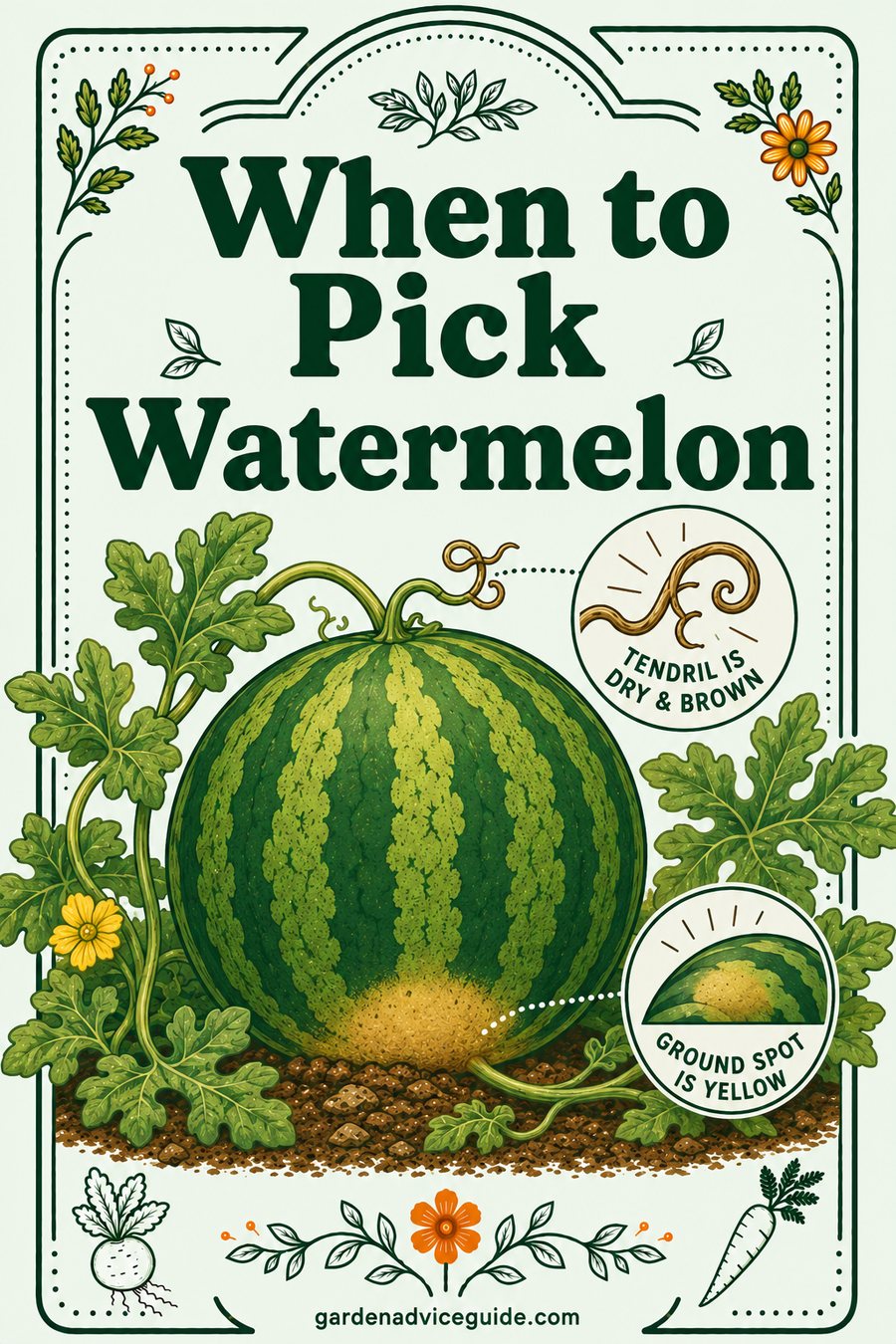When to Pick Watermelon
