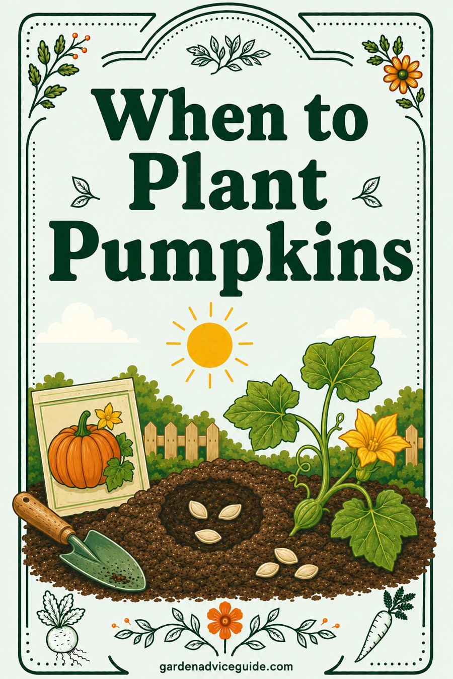 When to Plant Pumpkins for a Halloween Harvest
