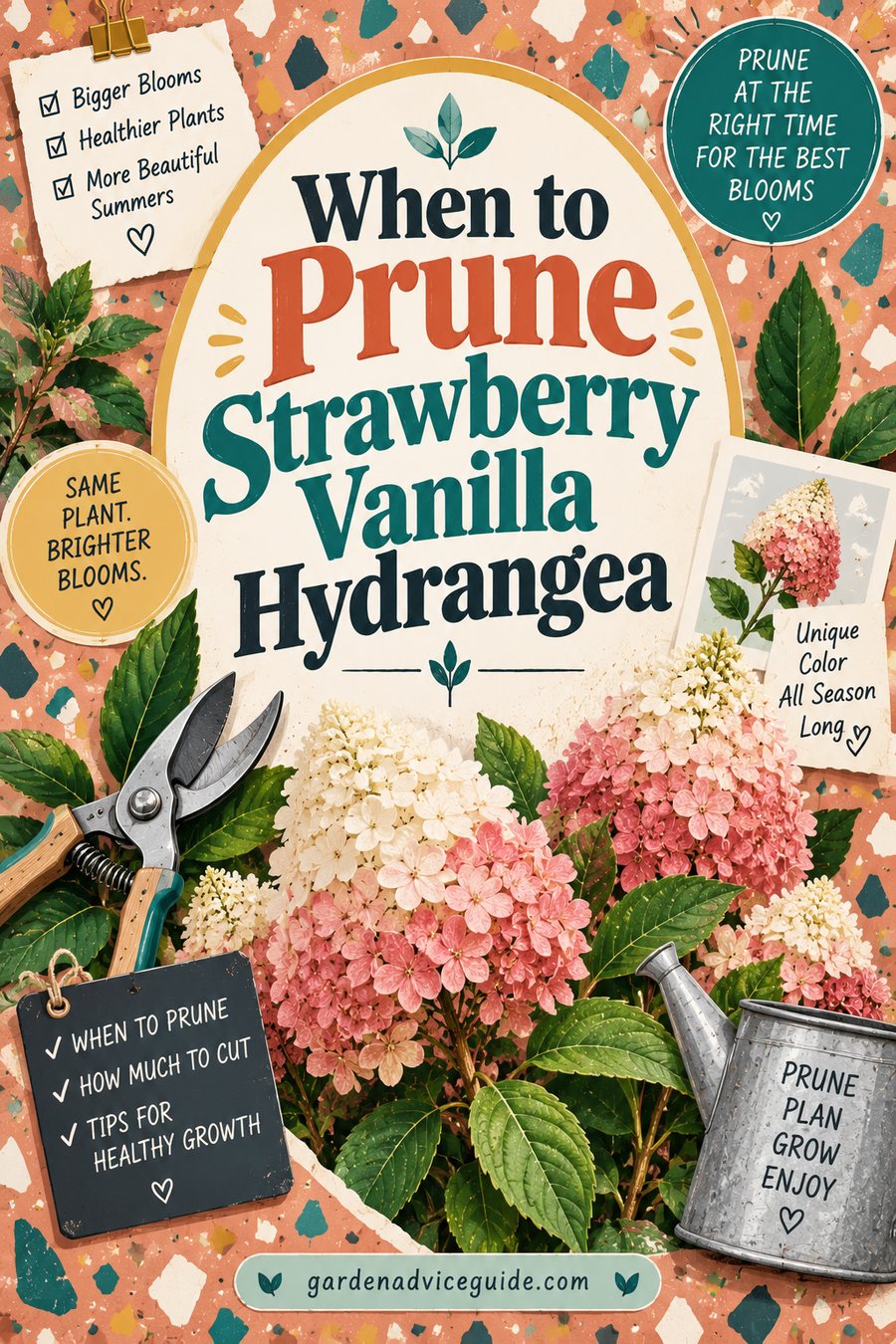 When to Prune Strawberry Vanilla Hydrangea