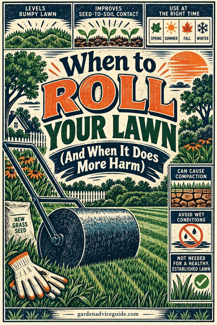 When to Roll Your Lawn