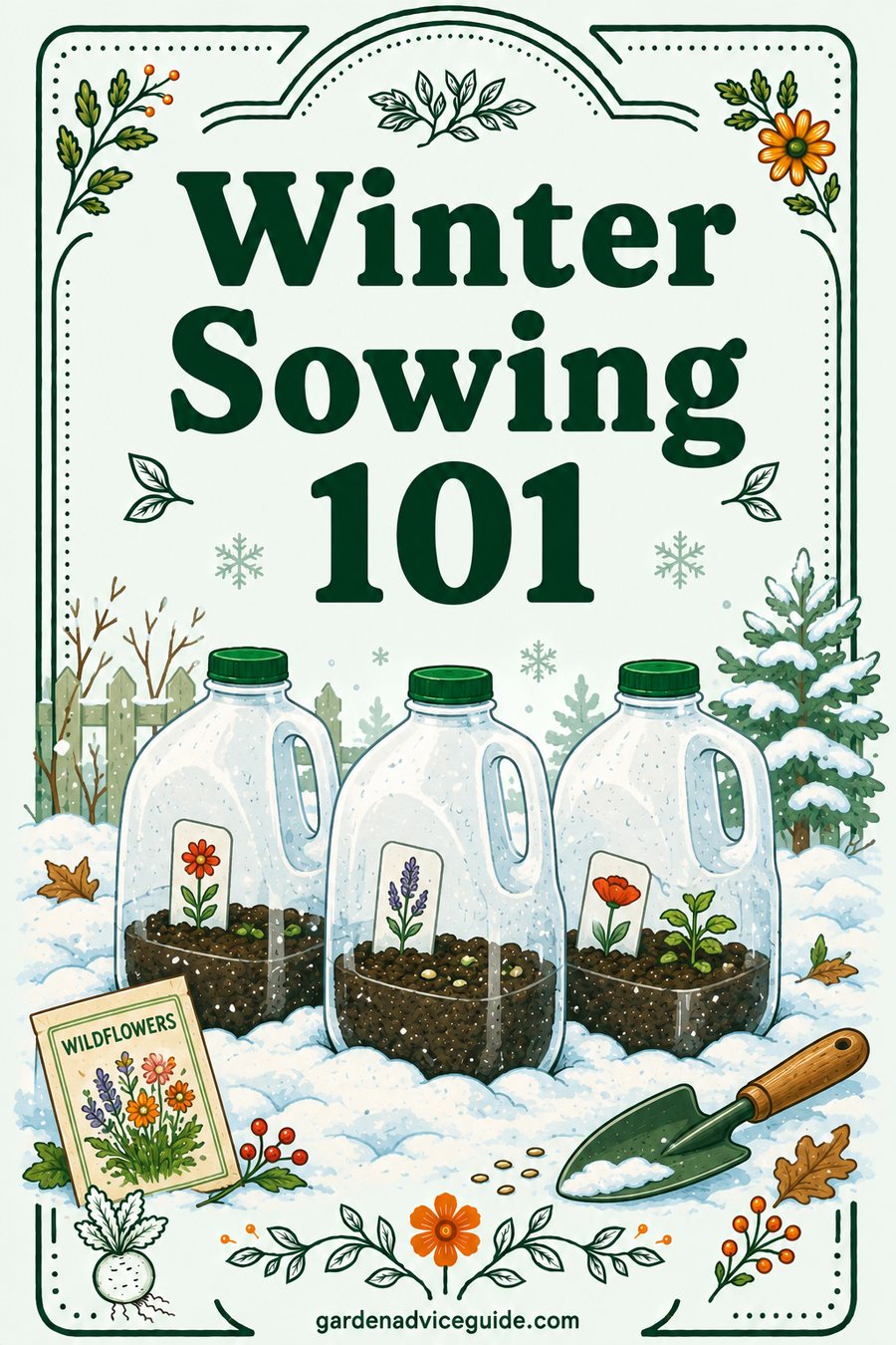 Winter Sowing: How to Start Seeds Outdoors in Milk Jugs